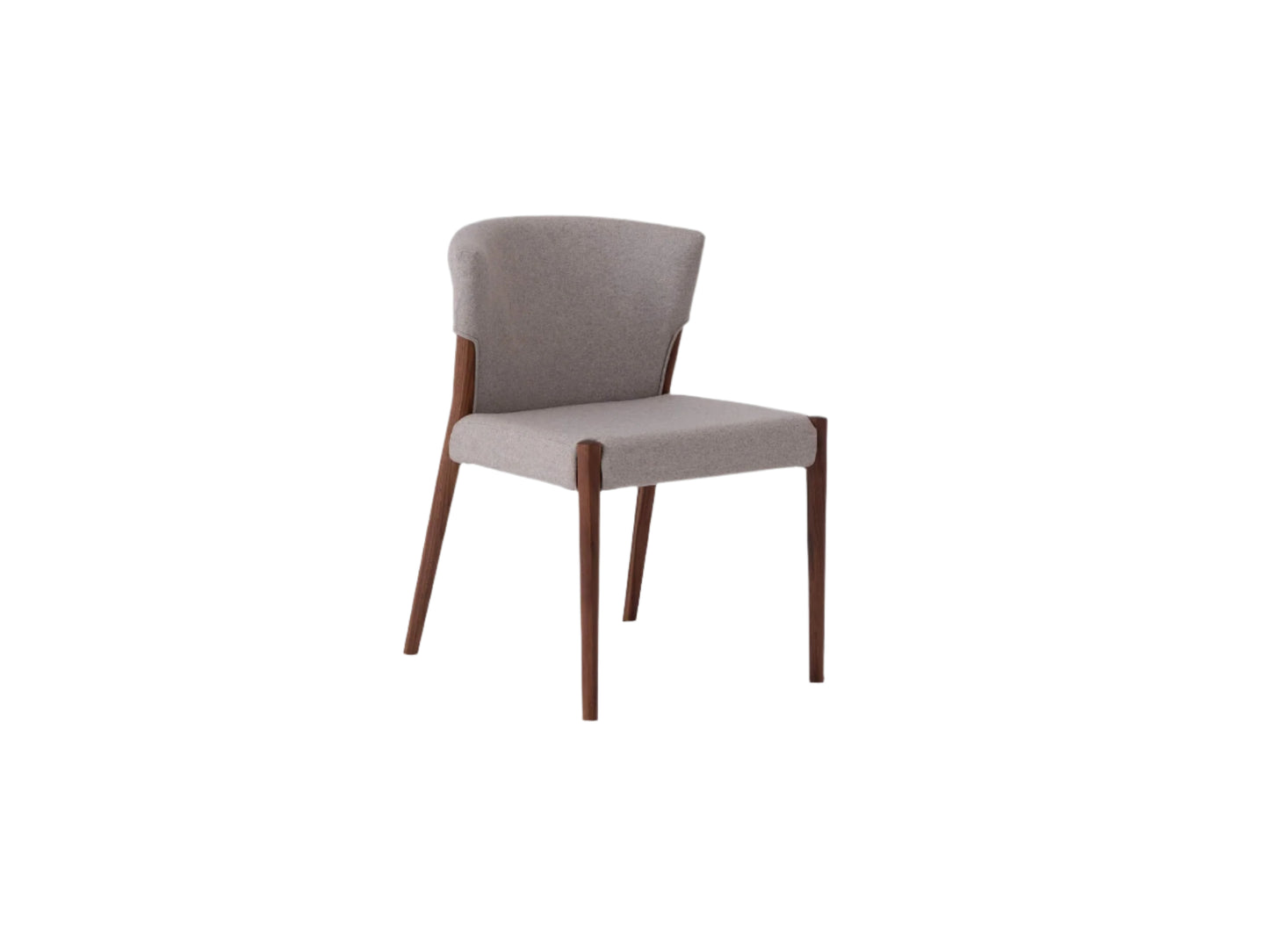 Wren Dining Chair - Upholstered Back - Walnut group image - 2