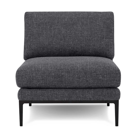 Oma Armless Chair - UPHOLSTERY - 30VI-BASANTHRACITE main image