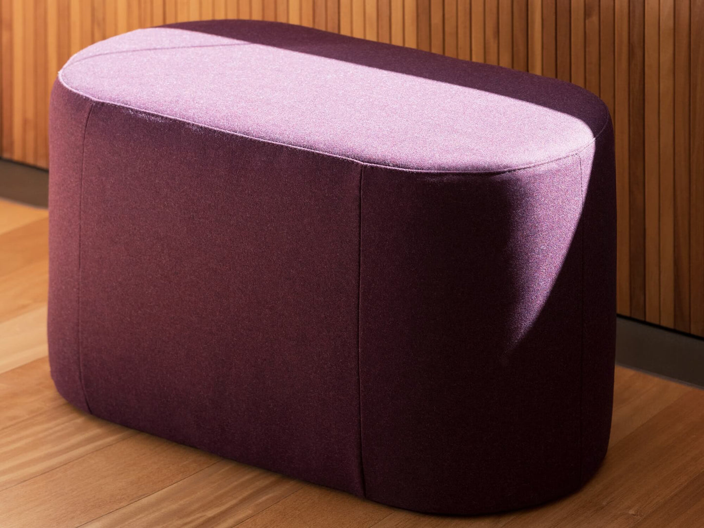 Oval Ottoman - Rein Grey Image - 7