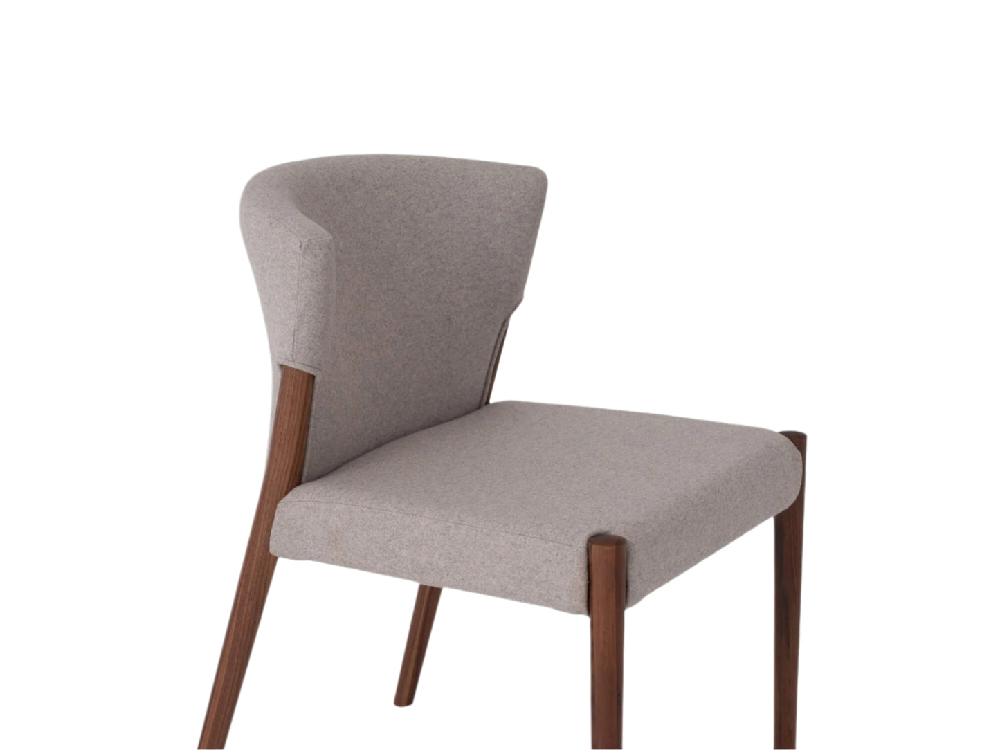 Wren Dining Chair - Upholstered Back - Walnut group image - 3