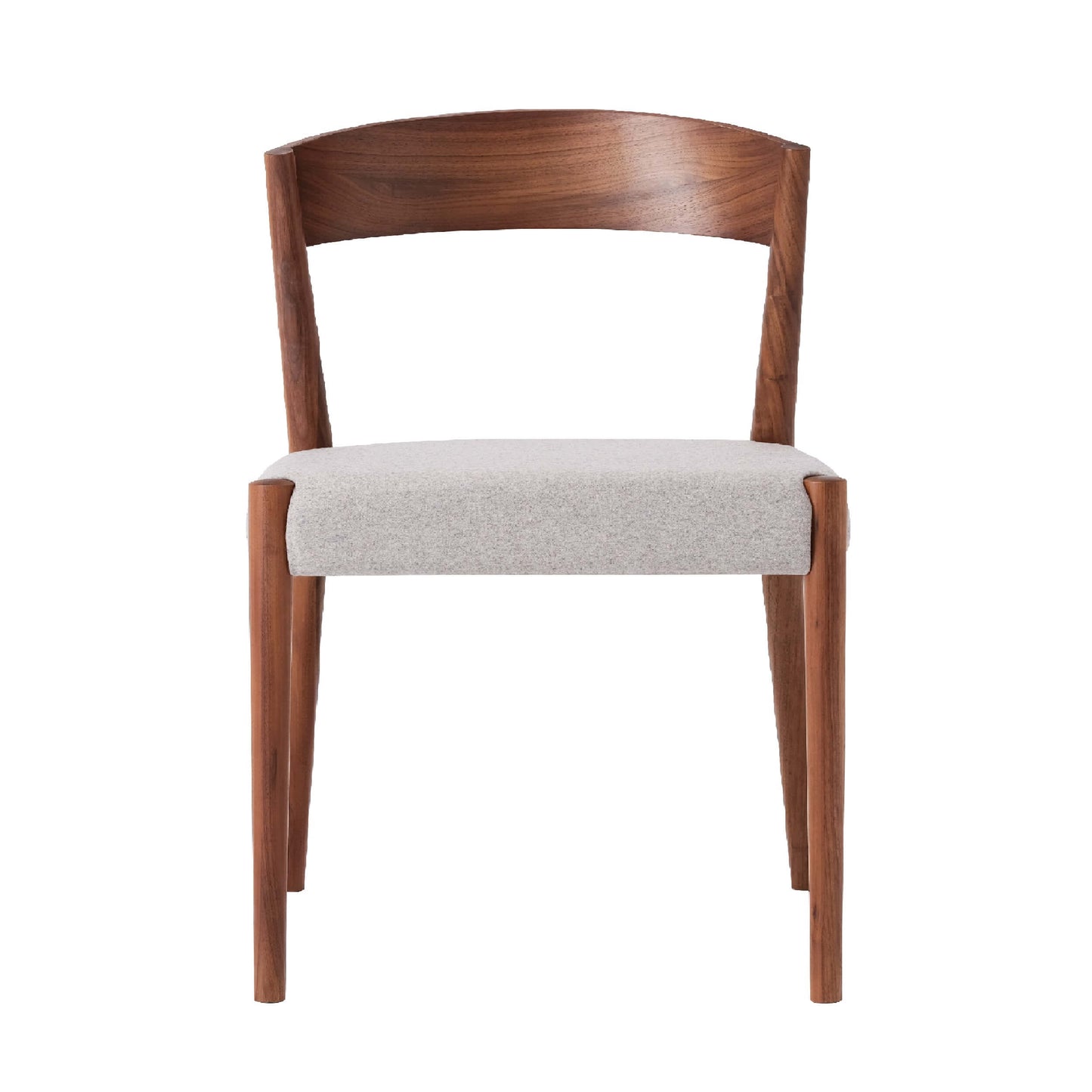 Wren Dining Chair - Wood Back - Walnut main image