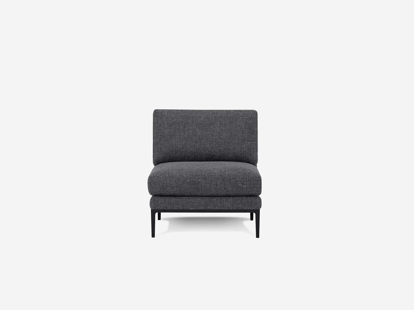 Oma Armless Chair - UPHOLSTERY - 30VI-BASANTHRACITE group image - 1