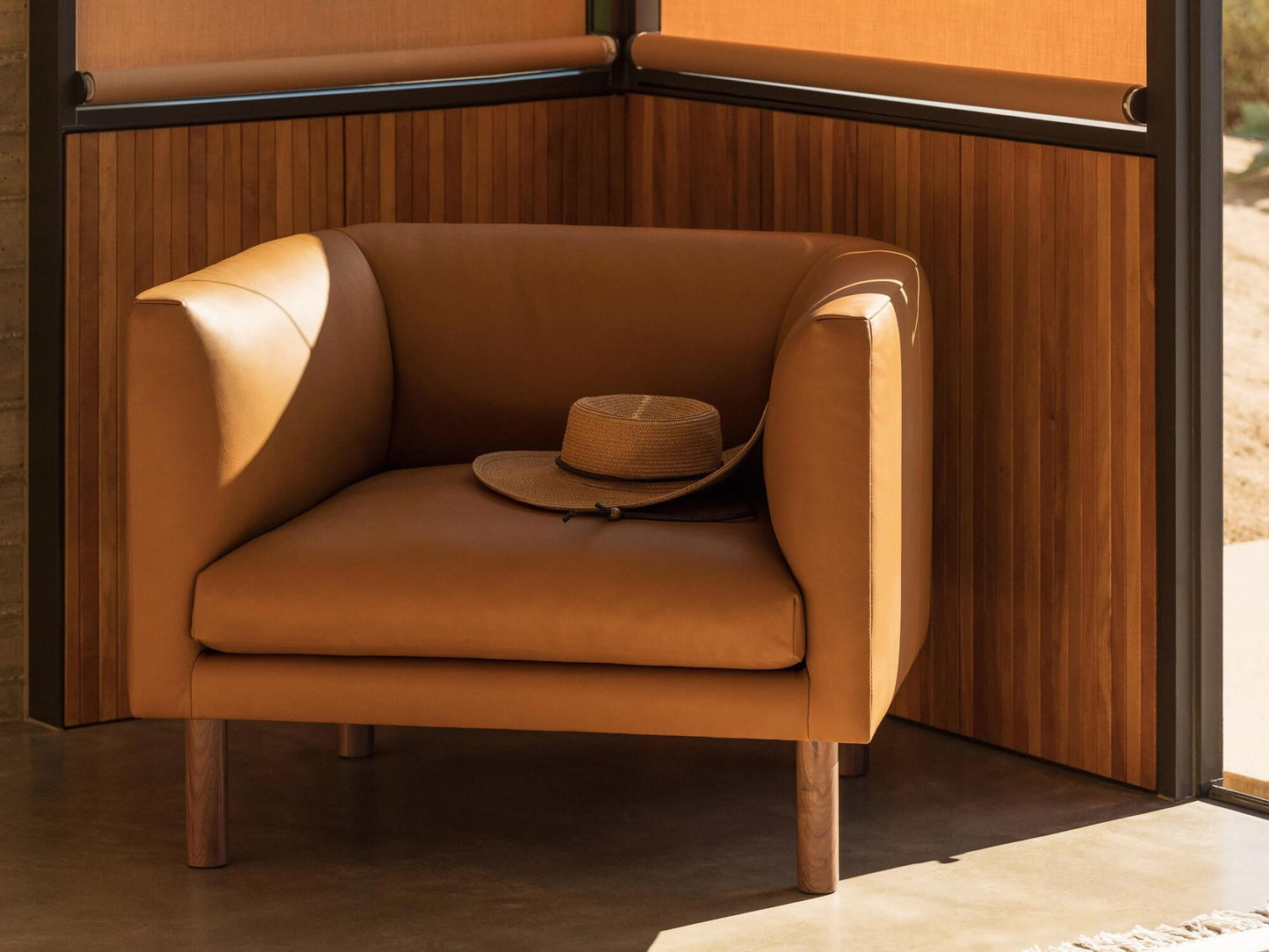Replay Club Chair - Paloma Lava - Black Legs Image - 5