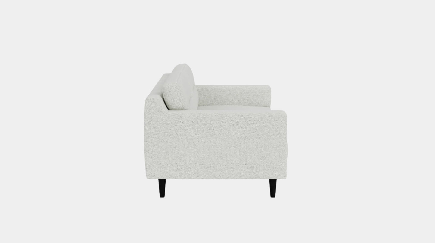 Remi Sofa - Arctic Wolf - Black leg Image - 2