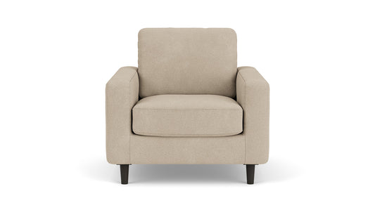 Oskar Chair - Ava Haze - Black Legs Image - 1