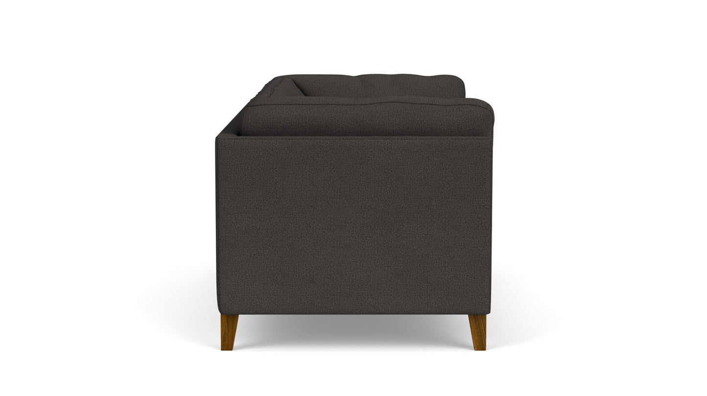Salema Loveseat - Panama Anthracite - Java Legs Image - 2
