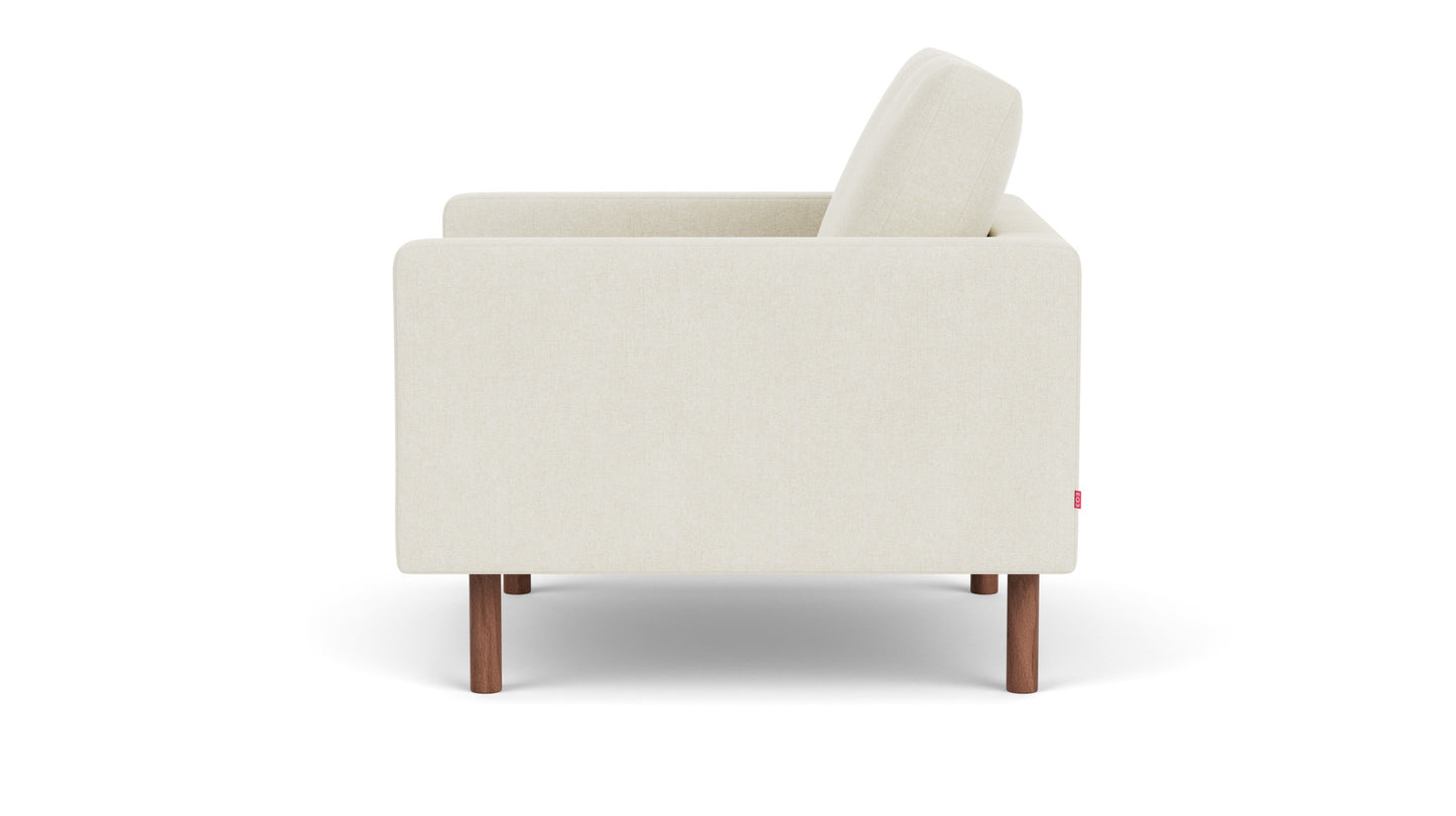 Joan Chair - Coda Marble - Walnut legs Image - 4