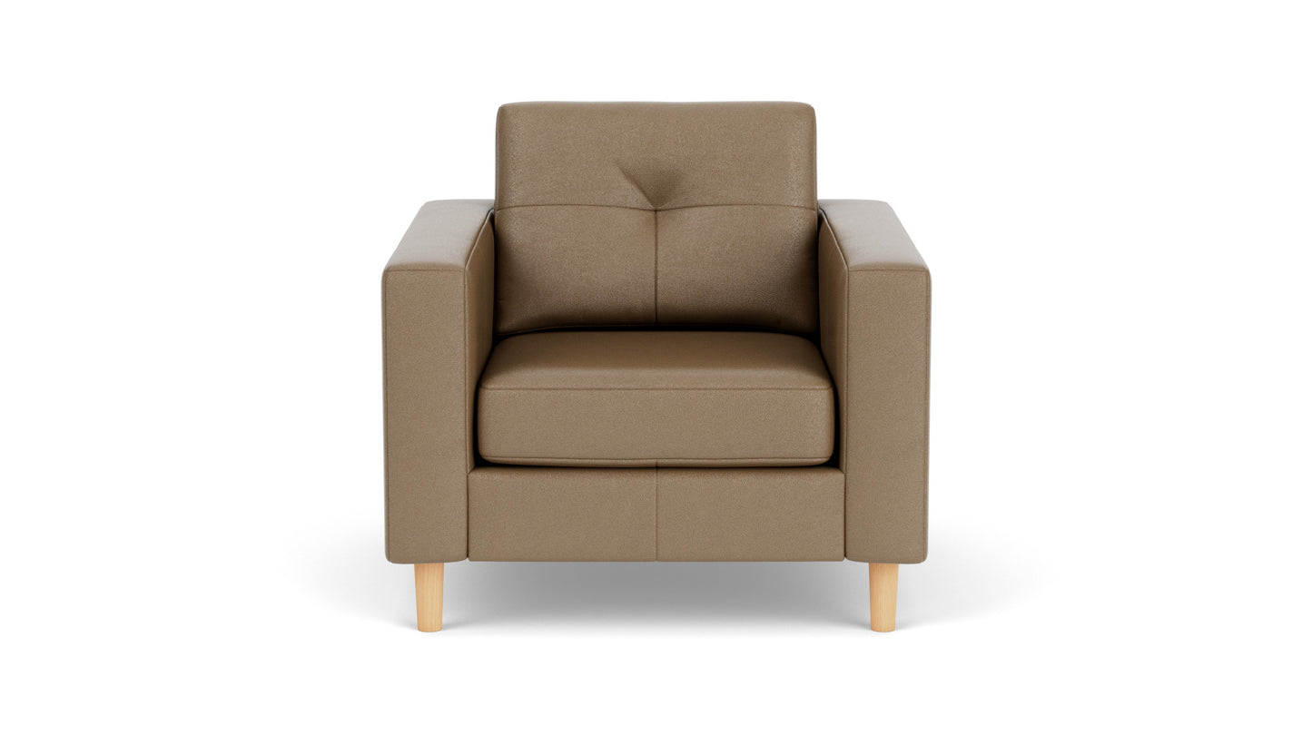 Solo Chair - Durango Pewter, Oak Legs Image - 1