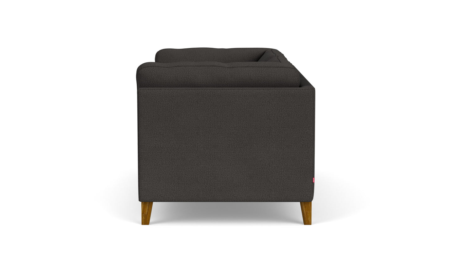 Salema Loveseat - Panama Anthracite - Java Legs Image - 4