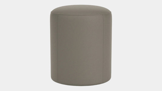 Round Ottoman - Rein Grey  Image - 1