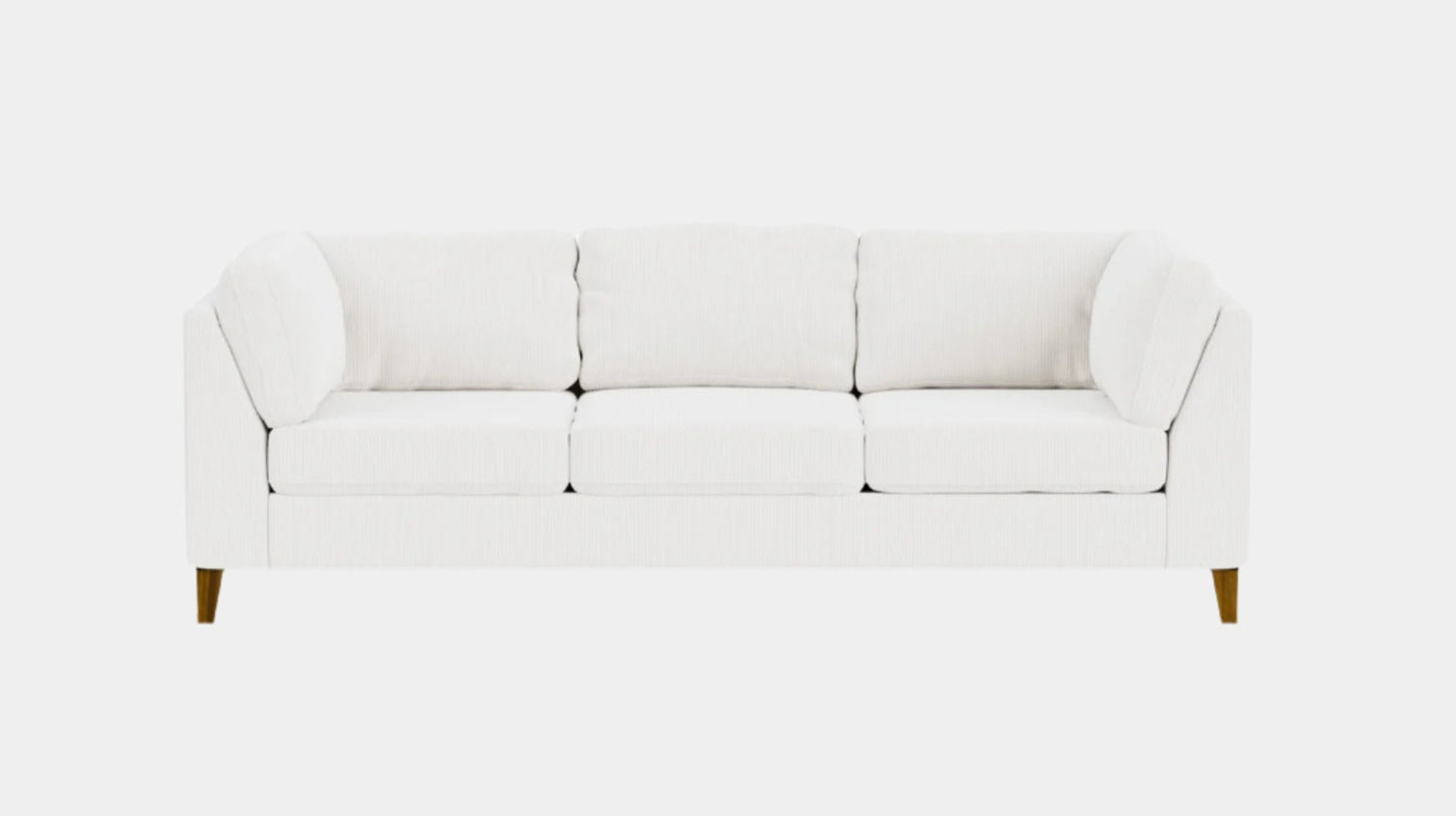 Salema Sofa - Valley Cream - Java Legs Image - 1