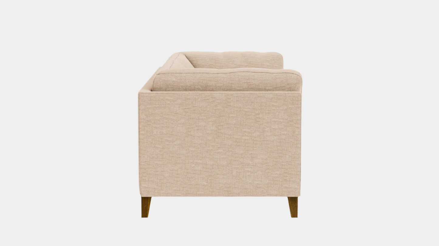 Salema Apartment Sofa - Key Largo Almond - Java Image - 2