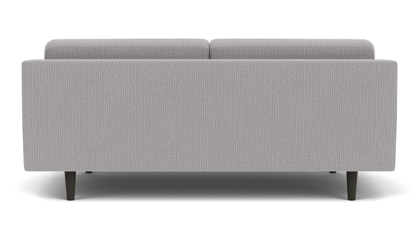Remi Loveseat - Valley Stone - Black Image - 3