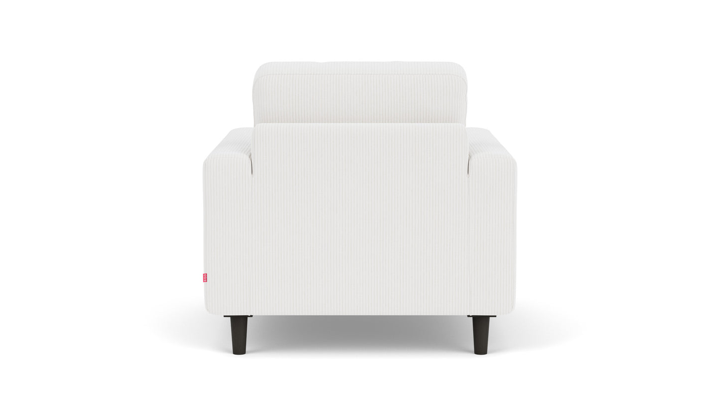 Oskar Chair - Valley Cream - Black Legs Image - 3