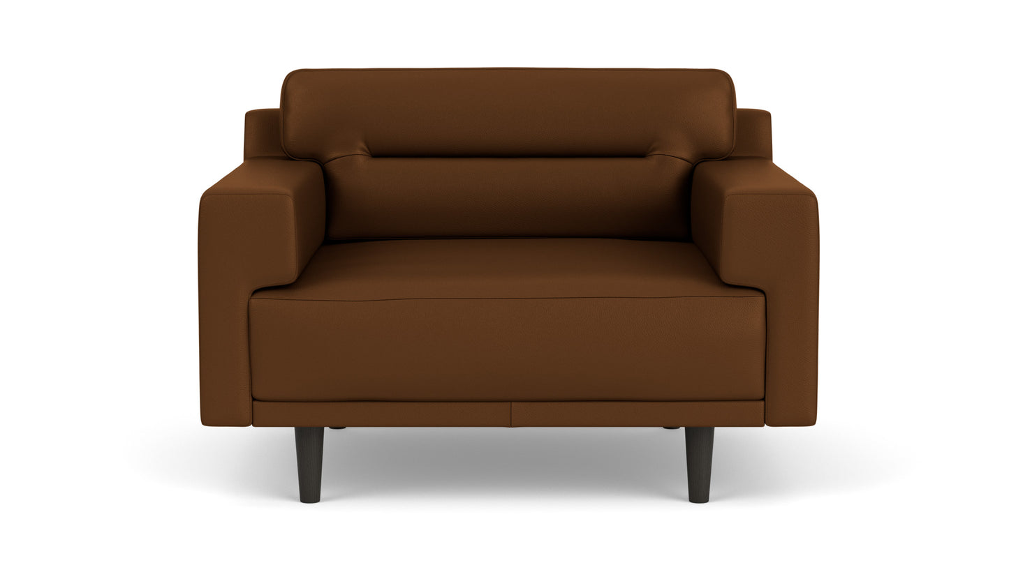 Remi Chair - Suave Amaretto - BlackLegs Image - 1