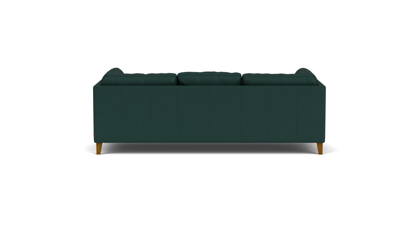 Salema Sofa - Paloma Deep Green Leather -java Image - 3
