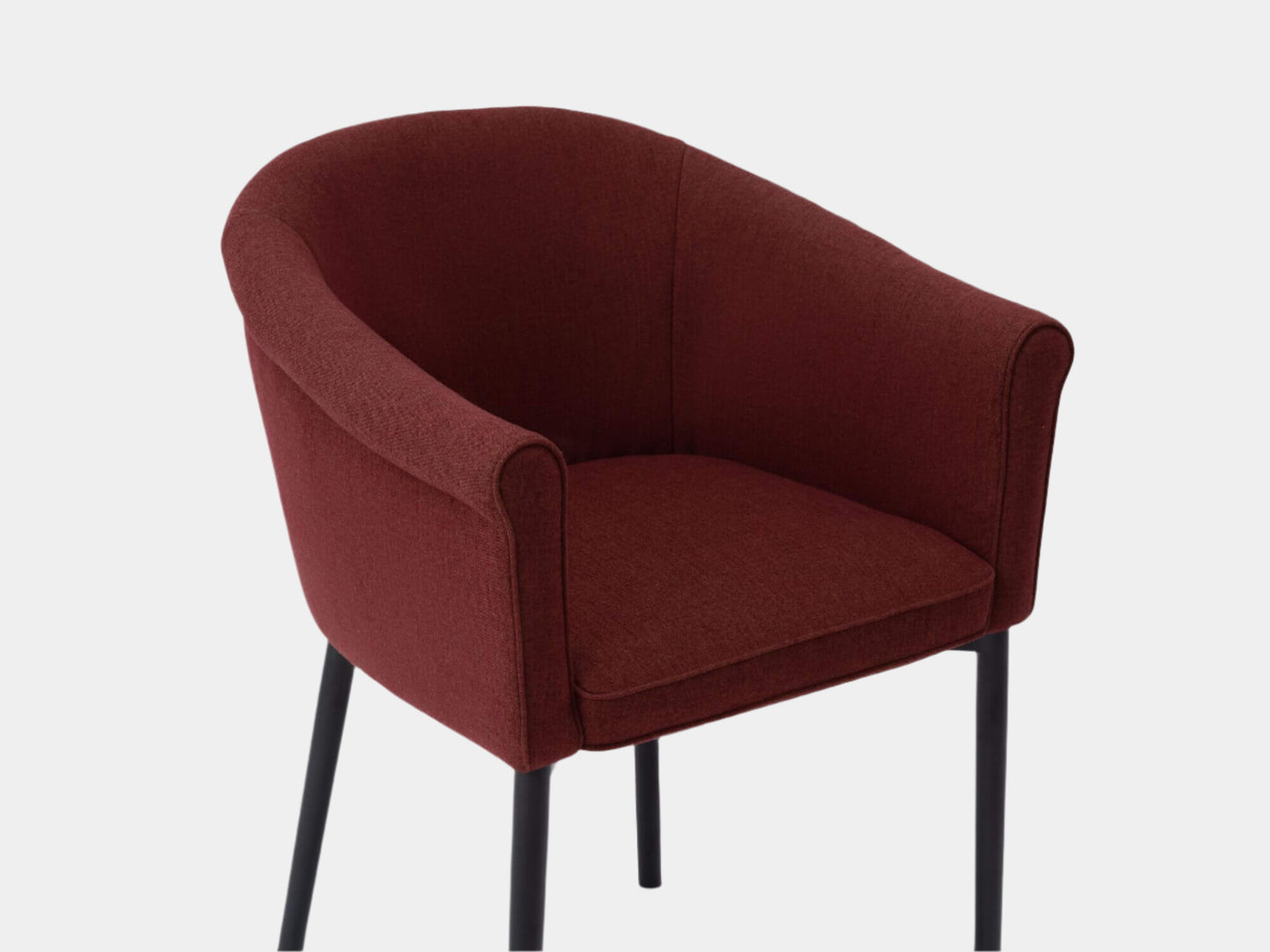 Slope Dining Chair - UPHOLSTERY - 70AL-FGRBLACKSTEEL group image - 6