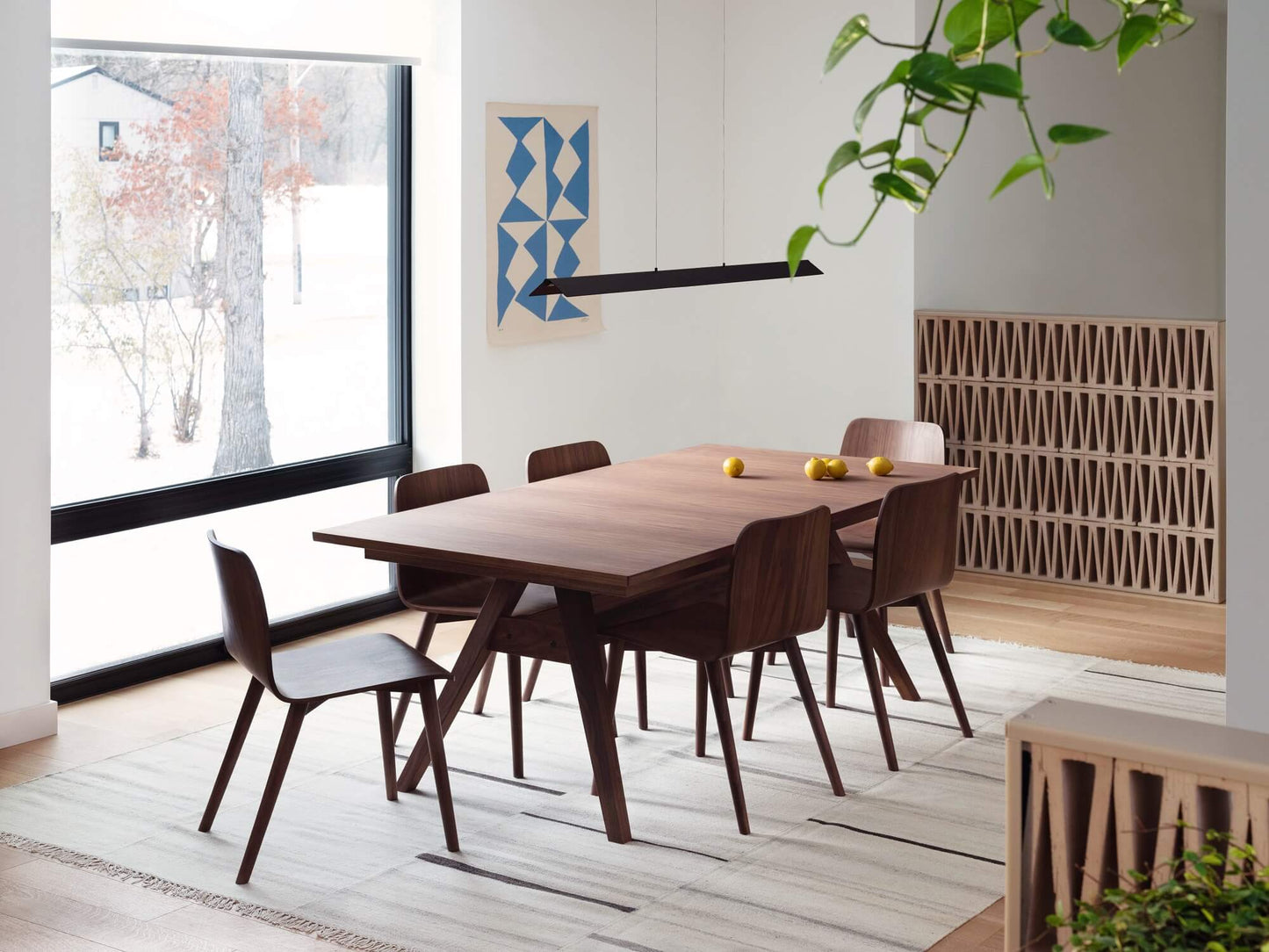 Close Expandable Table - Oak - Oak Top lifestyle image