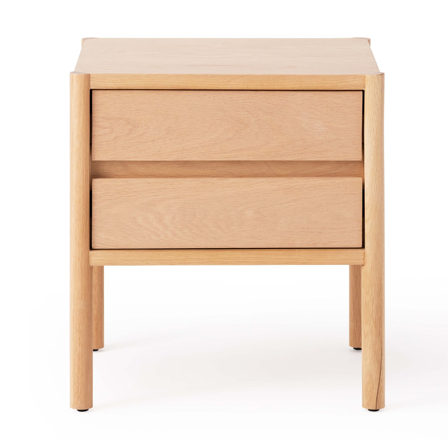 Monarch Double Drawer Nightstand - Oak main image