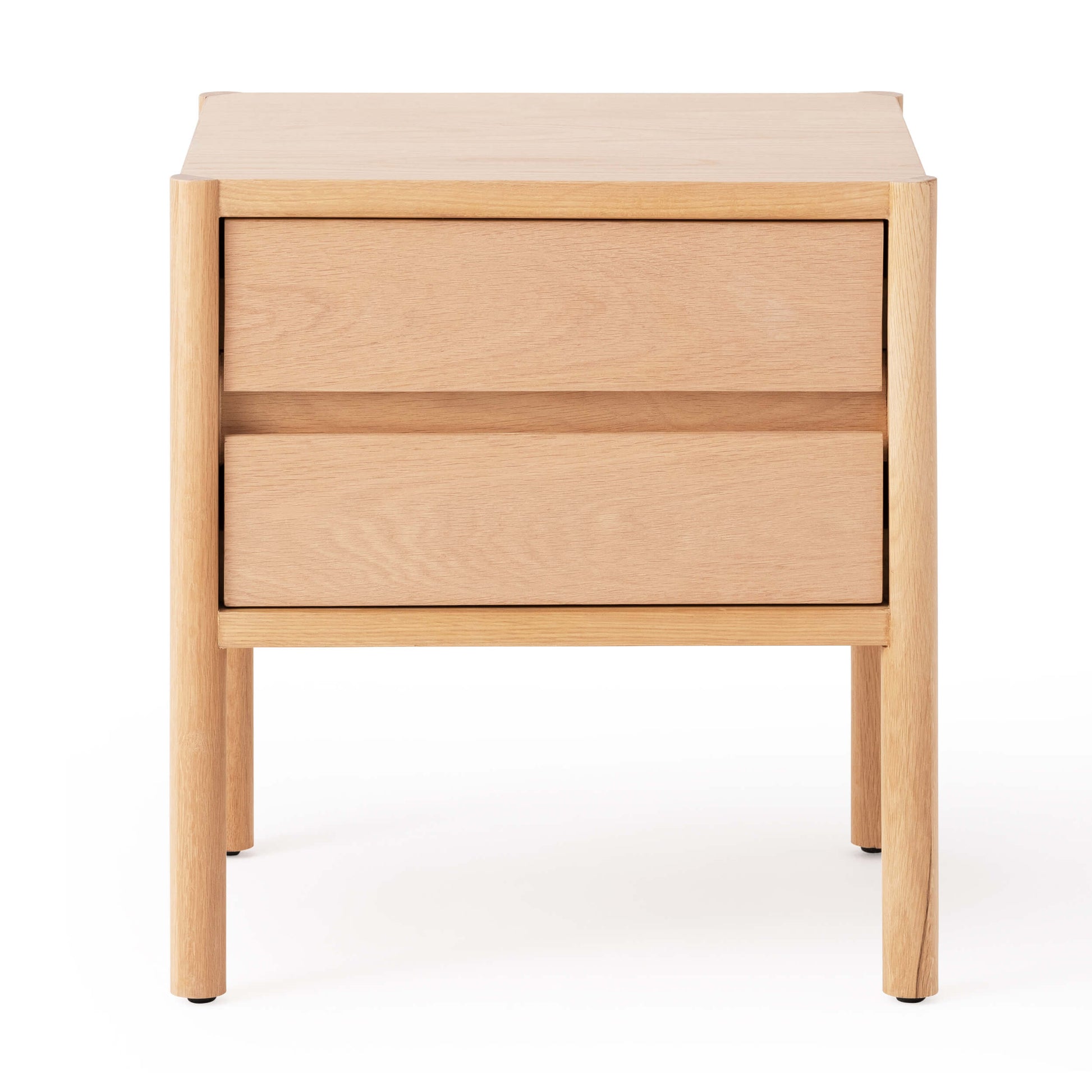 Monarch Double Drawer Nightstand - Oak main image