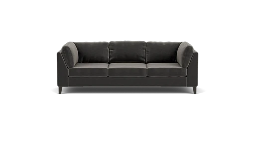 Salema Sofa - Seoul Flannel, Black Legs Image - 1
