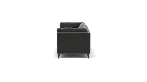 Salema Sofa - Seoul Flannel, Black Legs Image - 6