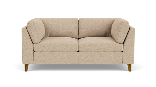 Salema Loveseat - Lana Taupe, Java Legs Image - 1