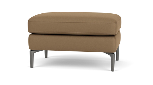 Eve Ottoman - Classic Wheat, Anthracite Legs