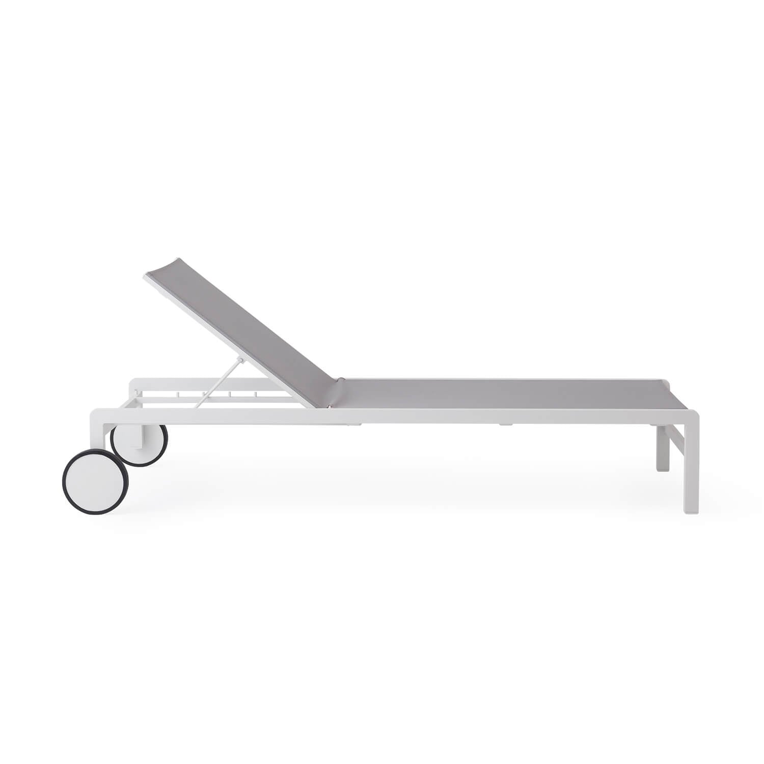 Cape Outdoor Chaise - White main image
