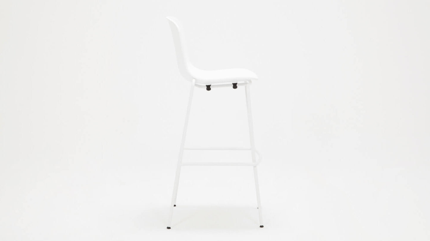 Holi Bar Stool - White group image - 3