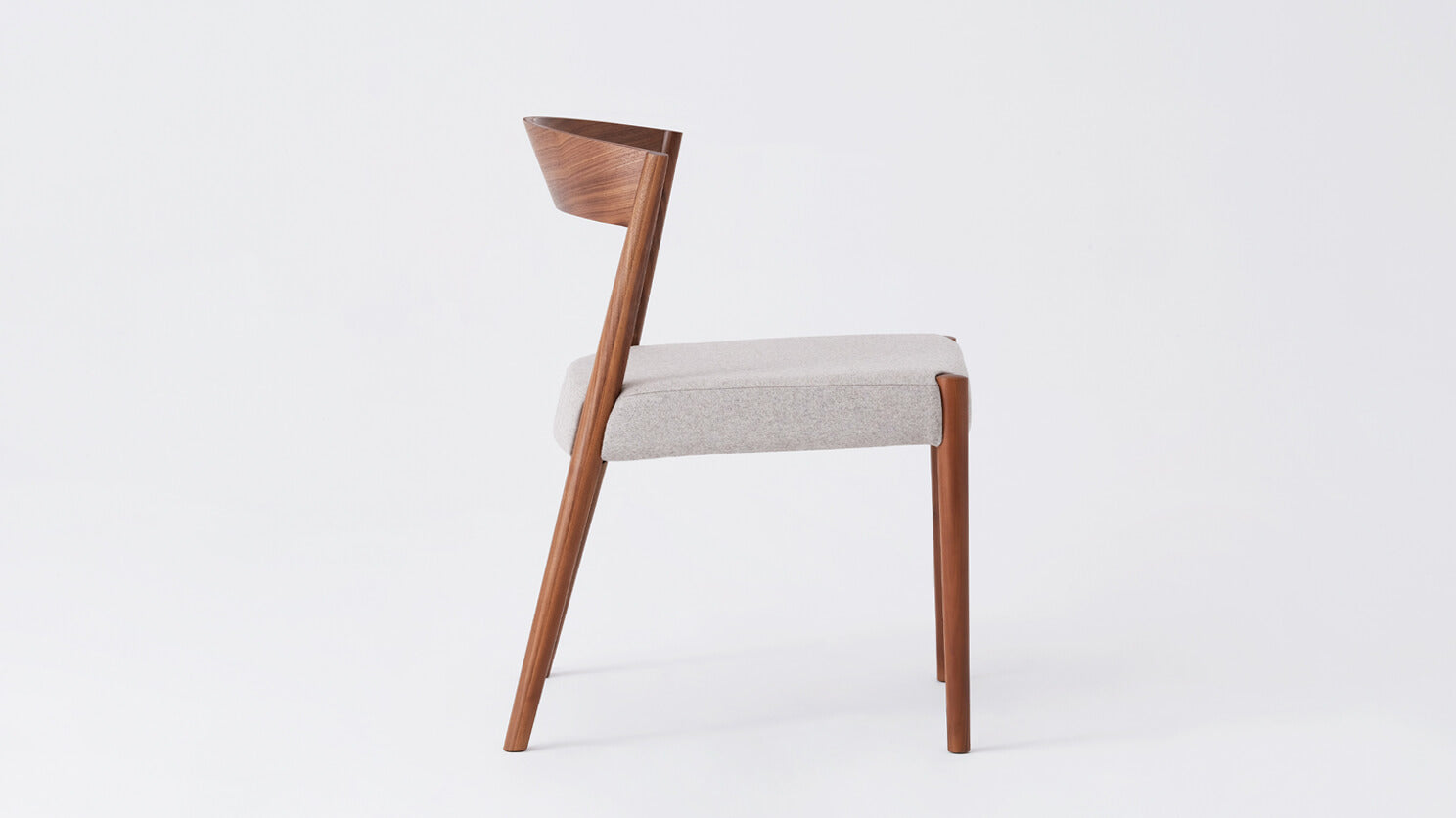 Wren Dining Chair - Wood Back - Walnut group image - 3