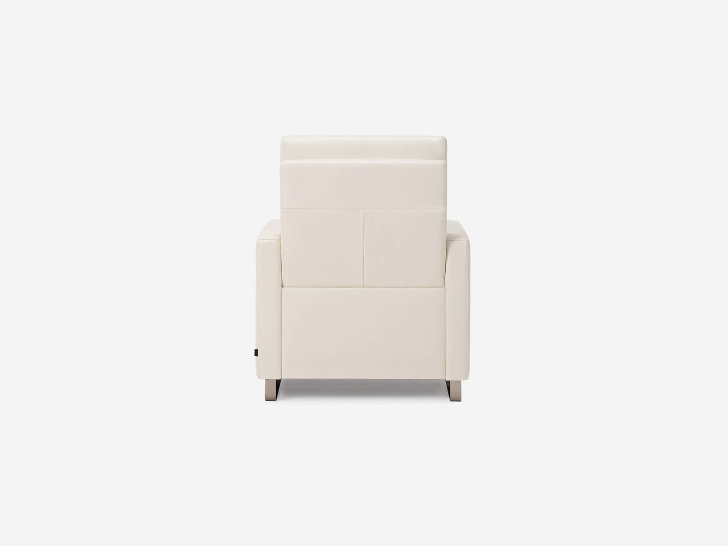 Lawrence Reclining Chair - Rein Basalt - Nickel Base  Image - 8