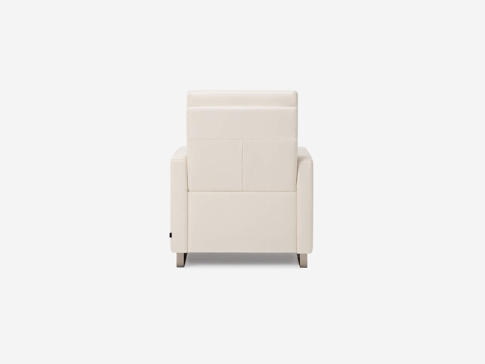 Lawrence Reclining Chair - Rein Basalt - Nickel Base  Image - 8