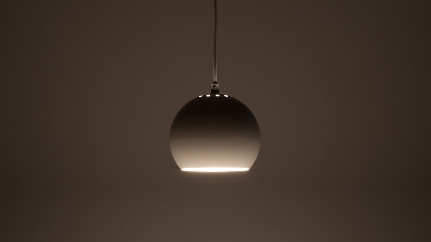 Ball Pendant - Matte White group image - 3