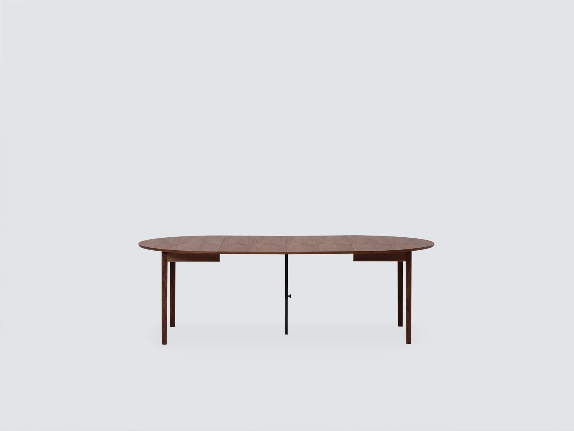 Ease Round Expandable Dining Table - Walnut (52″ to 91″) - Ease Round Table - Walnut group image - 3