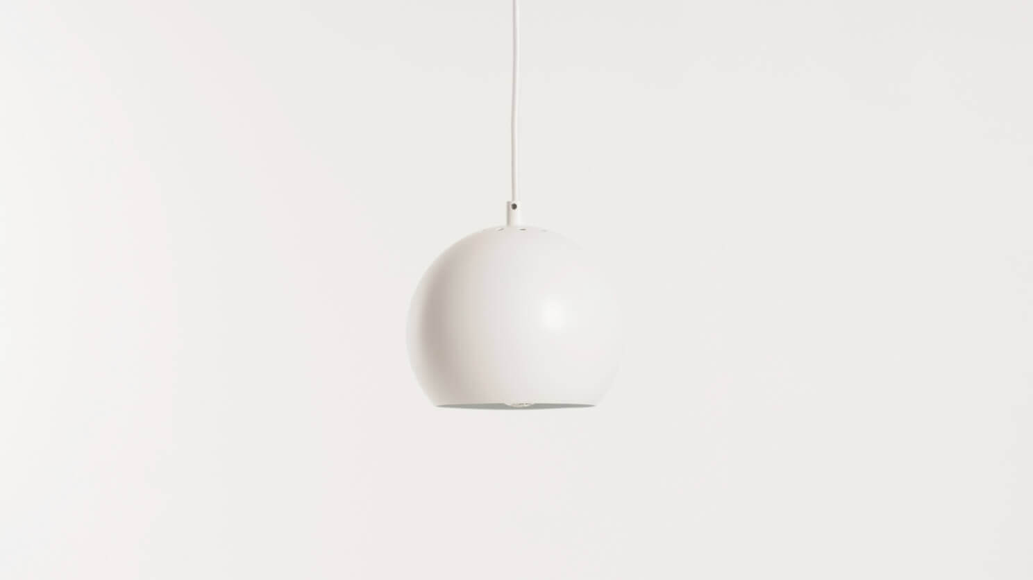 Ball Pendant - Matte White group image - 1