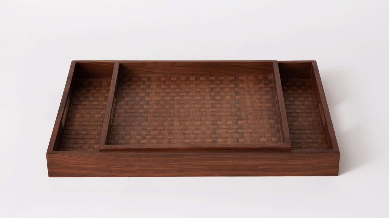 Weave Tray - Square - Walnut group image - 3