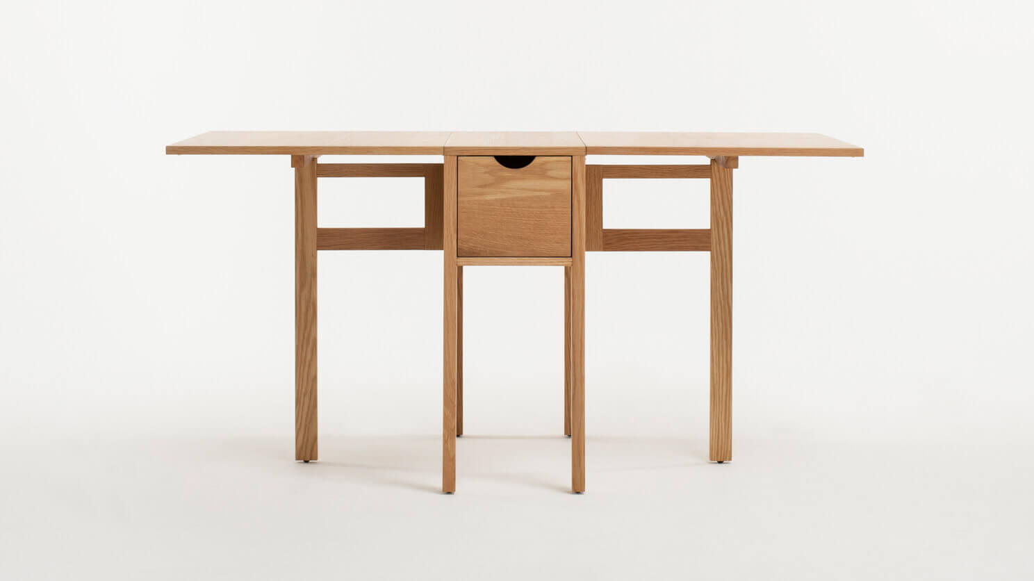 Hallie Folding Table - Oak group image - 1