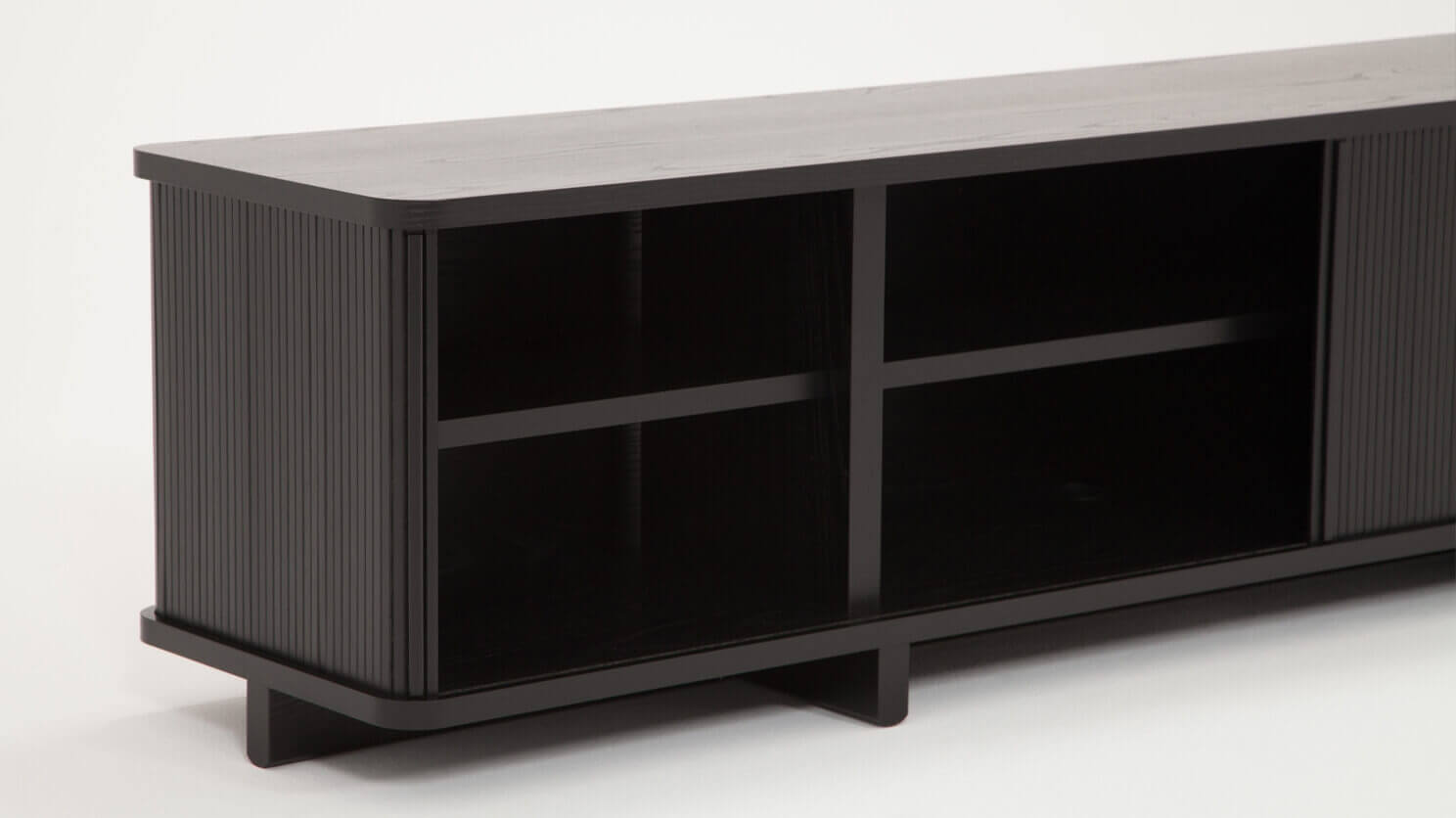 Tambour 86″ Credenza - Black group image - 6