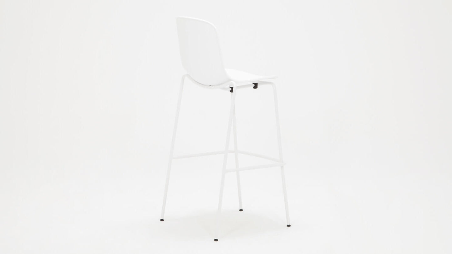 Holi Bar Stool - White group image - 4