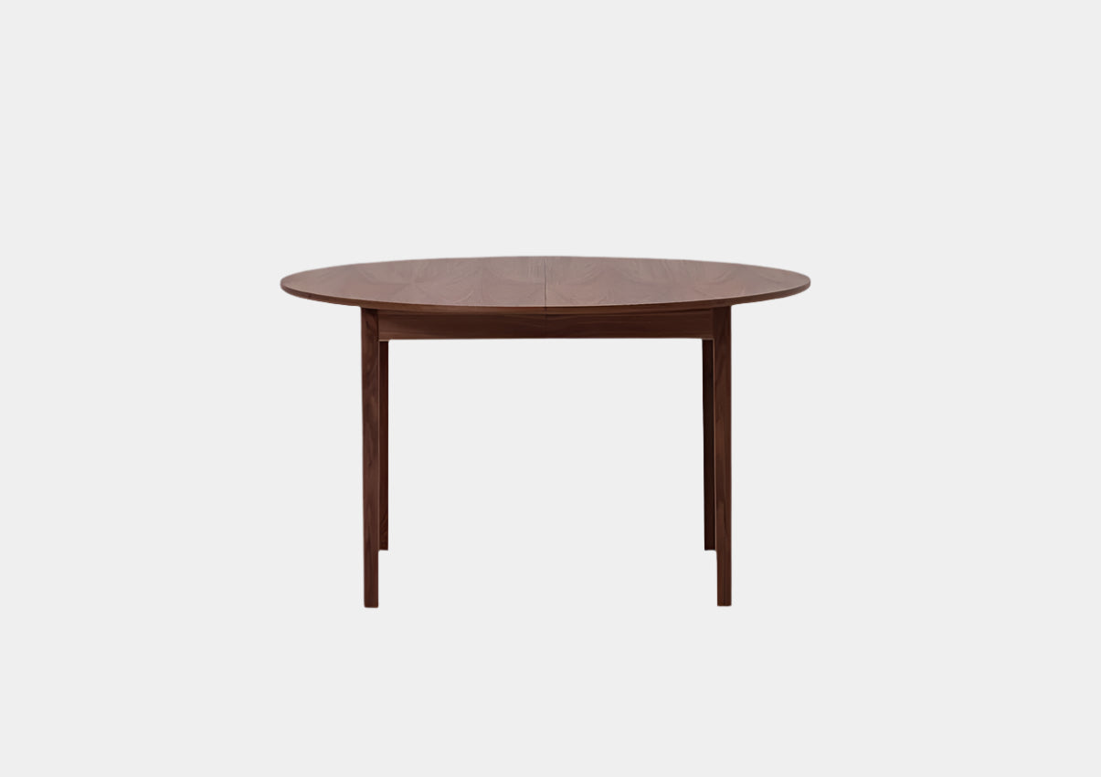 Ease Round Expandable Dining Table - Walnut (52″ to 91″) - Ease Round Table - Walnut group image - 1