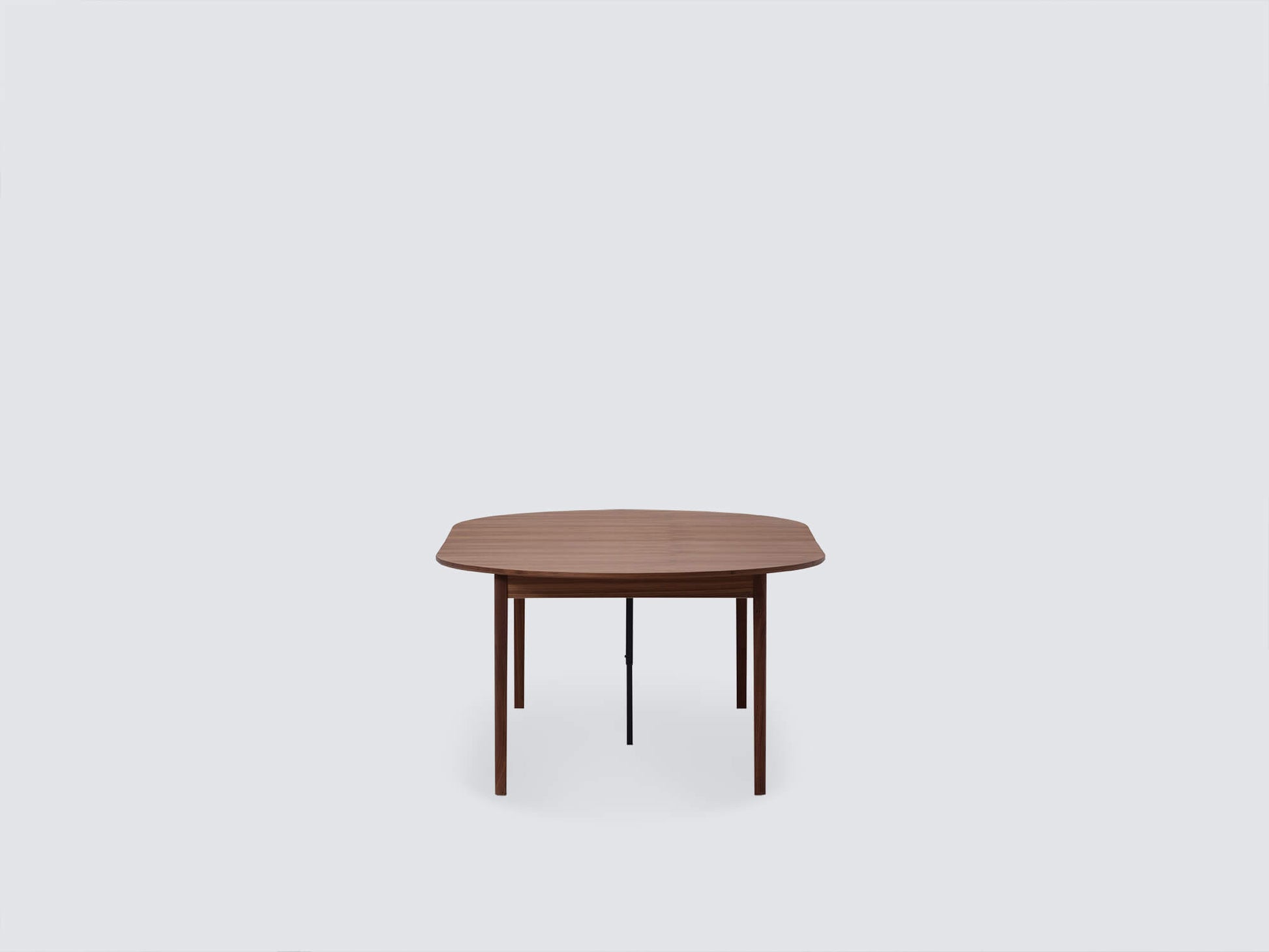 Ease Round Expandable Dining Table - Walnut (52″ to 91″) - Ease Round Table - Walnut group image - 5