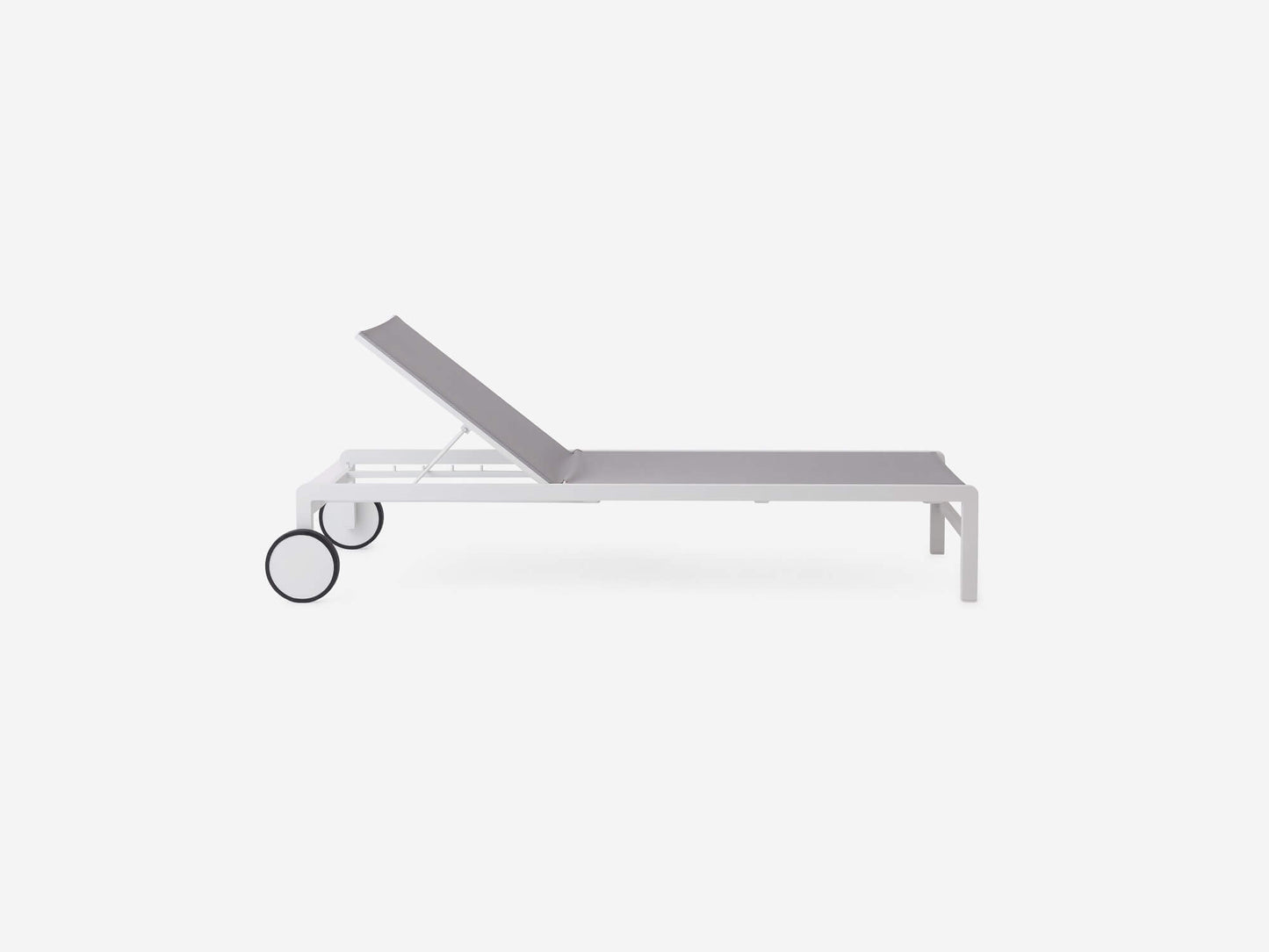 Cape Outdoor Chaise - White group image - 3
