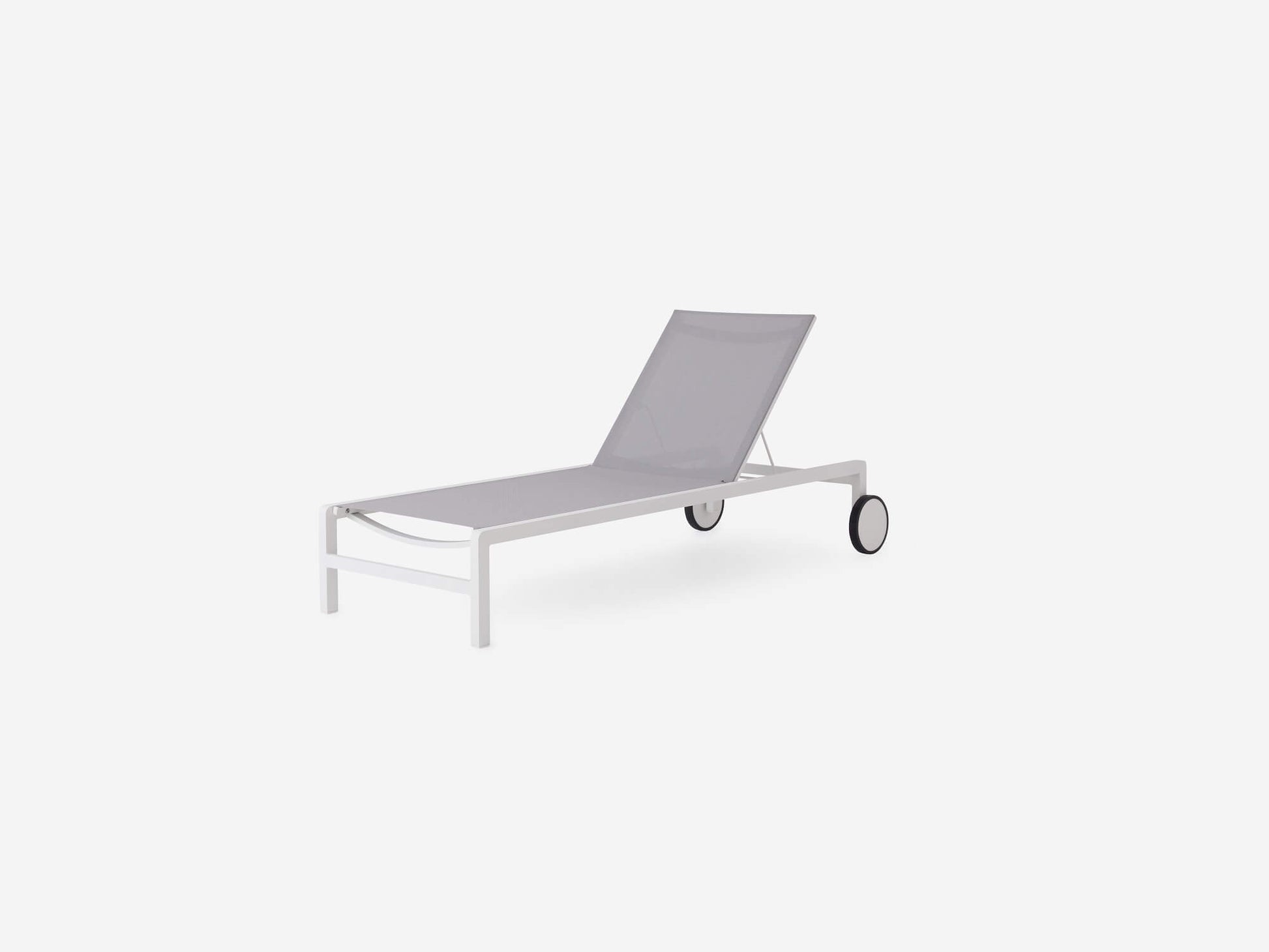 Cape Outdoor Chaise - White group image - 8