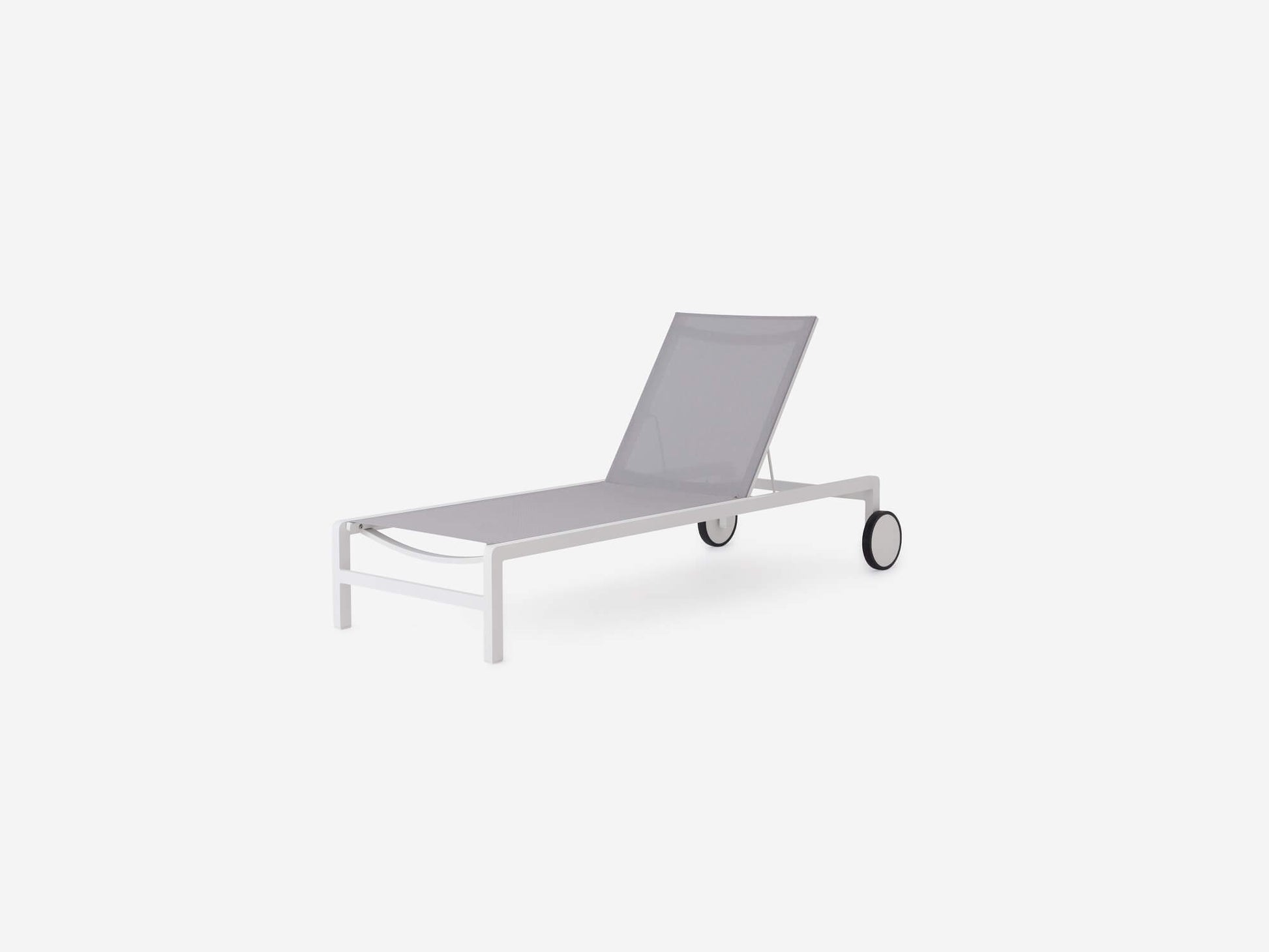 Cape Outdoor Chaise - White group image - 7
