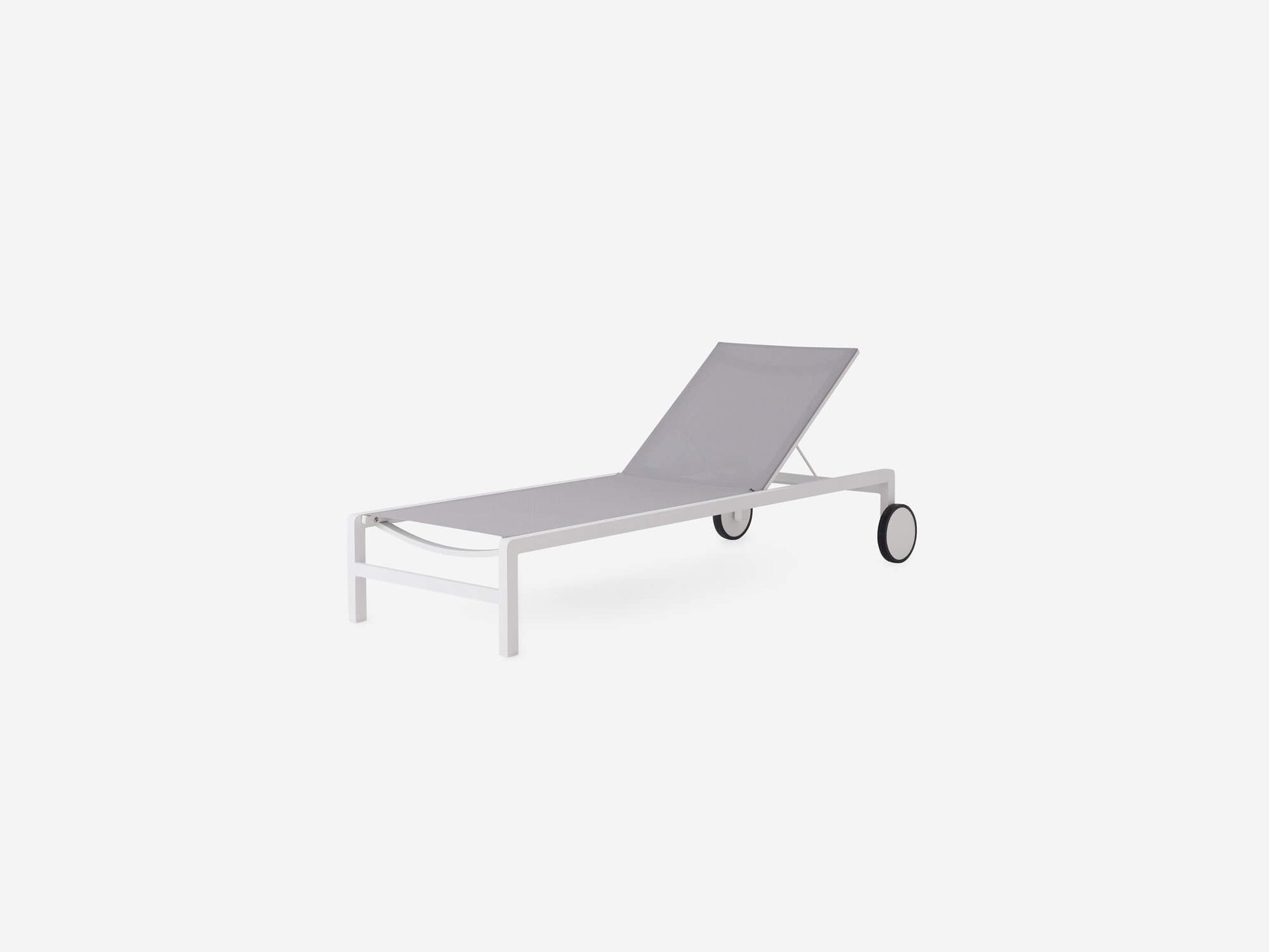 Cape Outdoor Chaise - White group image - 9