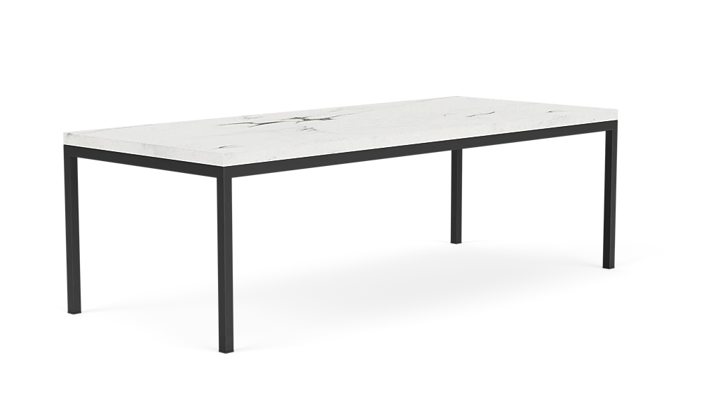 Custom Coffee Table - 20″ x 48″ - Black