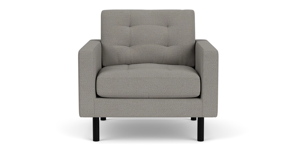 Joan Fauteuil - Panama Grey -  Noir