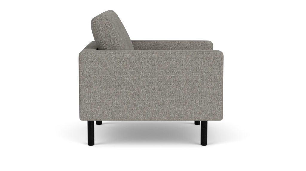 Joan Fauteuil - Panama Grey -  Noir