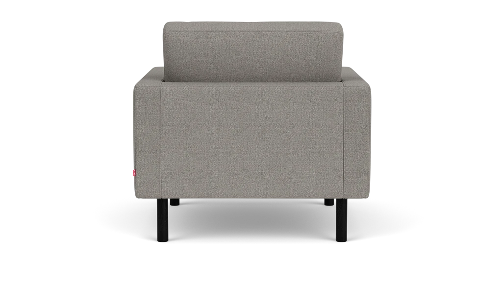 Joan Fauteuil - Panama Grey -  Noir